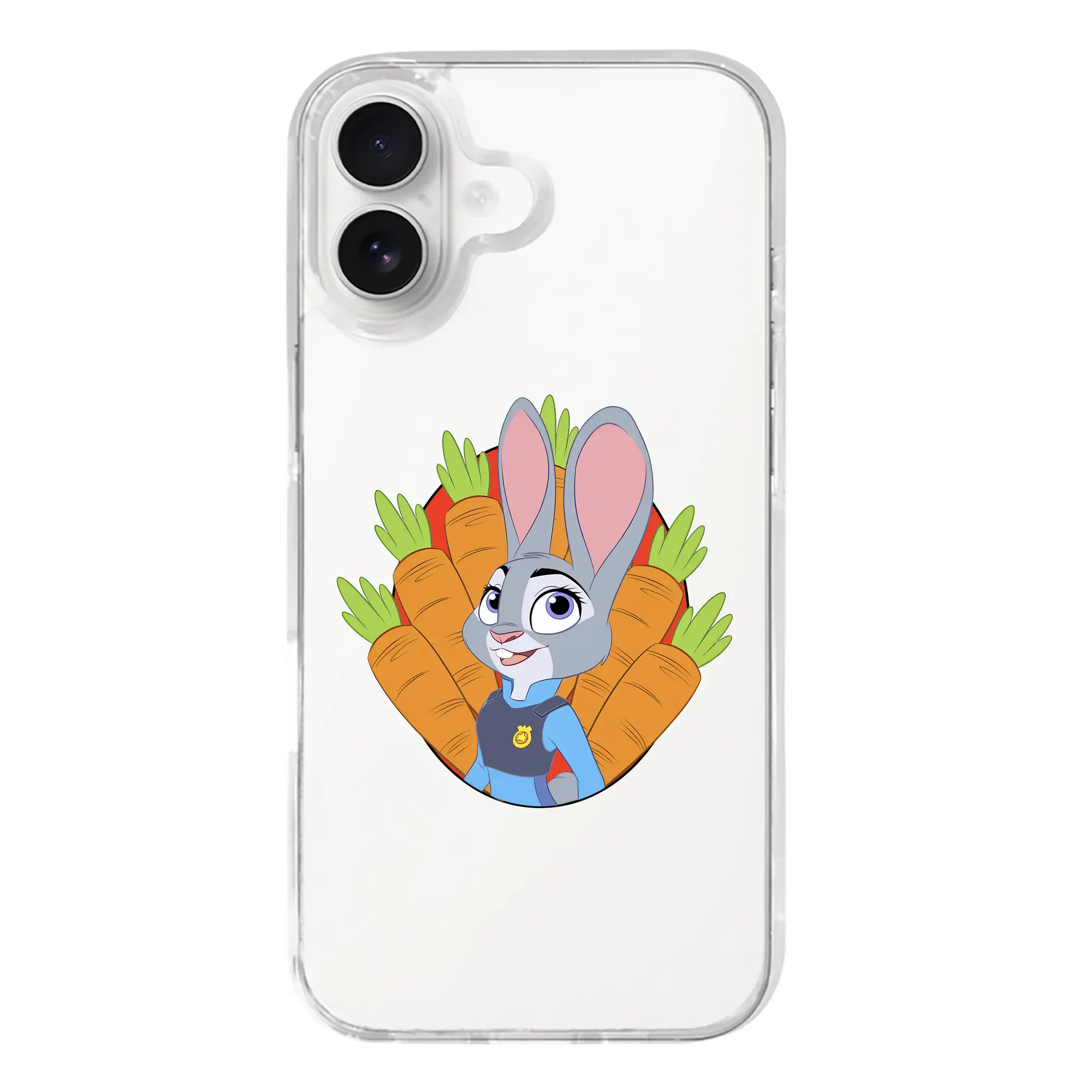 ズートピア グッズ,ジュディ・ホップス - iPhone 17シリーズ 透明スマホケース – 薄型・耐衝撃・精密フィット保護カバー